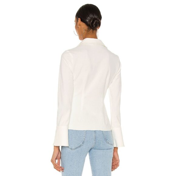 Cinq a Sept Mckenna Top in Ivory - Picture 3 of 5